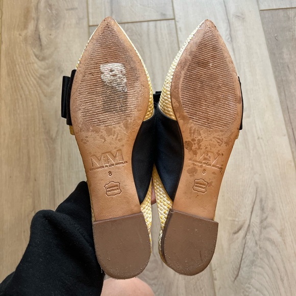 Mara&Mine Elegant‎ Black and Cream Women's Mules - Picture 3 of 3